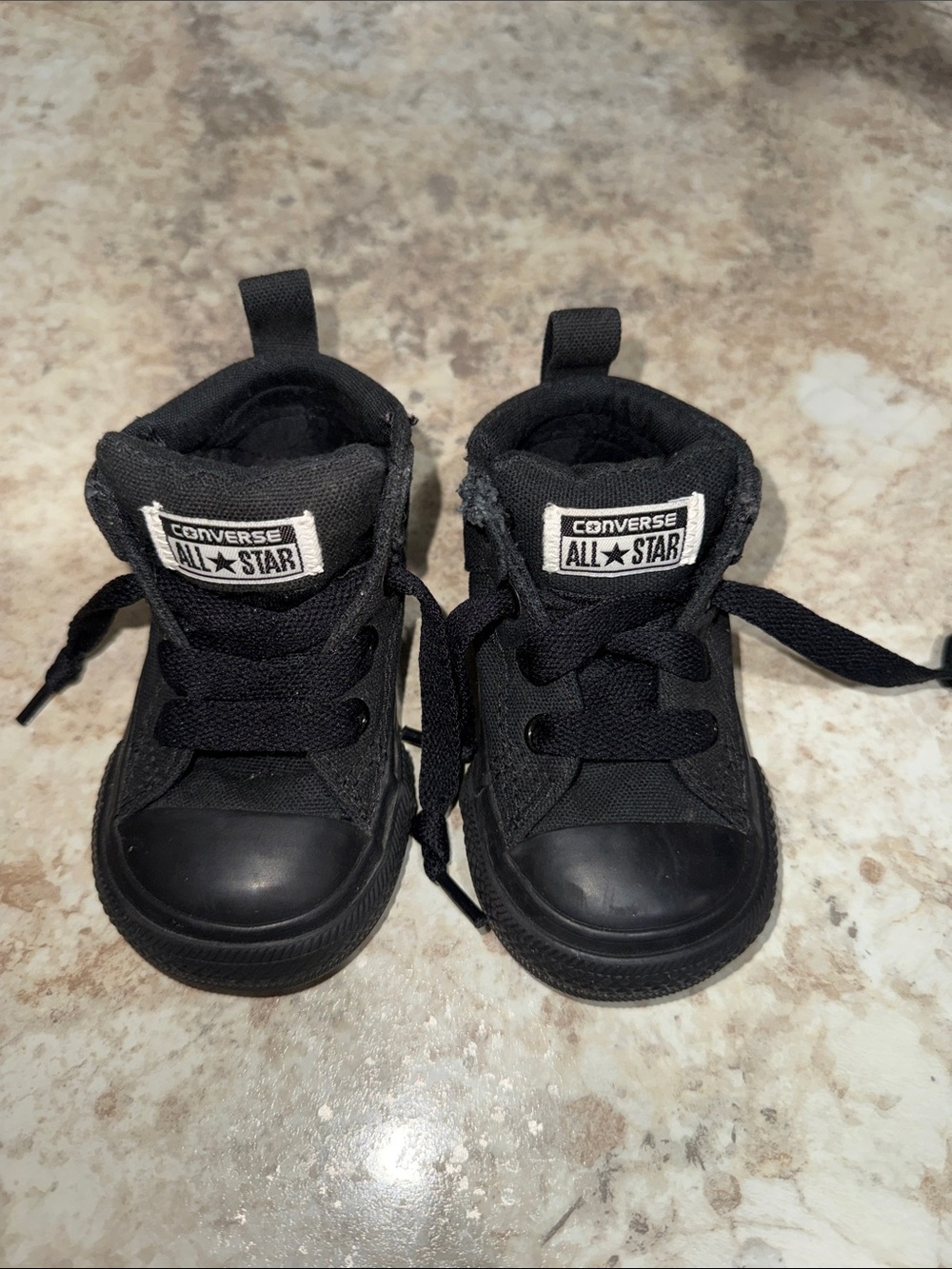 Converse Baby Black High-Top Sneakers